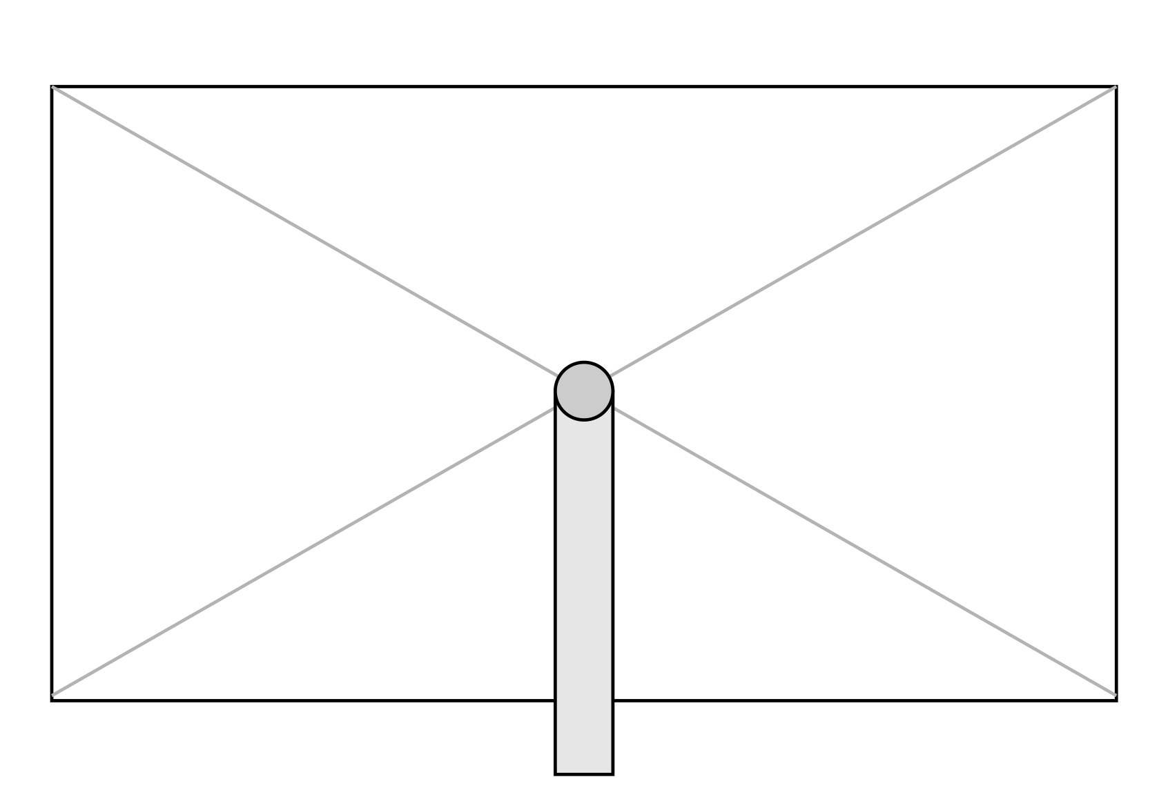 Rectangle sidepost umbrella Rectangle sidepost umbrella